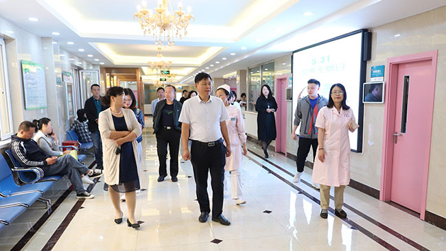 【院内时讯】保平安迎大庆，市卫健委督导检查锦州市妇婴医院维稳安保工作