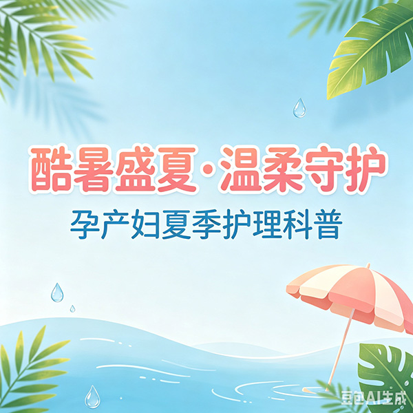 【健康科普】酷暑盛夏，温柔守护——孕产妇清凉度夏攻略